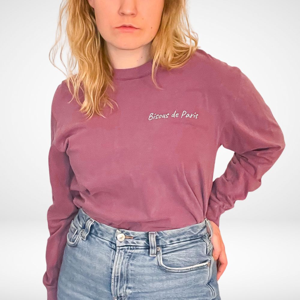 Kisses from Paris Long Sleeve Tee